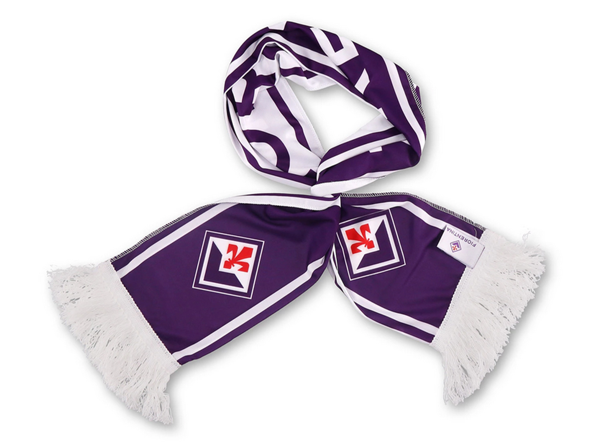 FIORENTINA SCIARPA RASO, DOPPIATA | Ellepiu